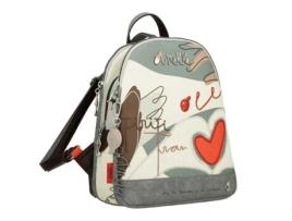 Mochila De Mulher Anekke Olé Poliéster Multicor