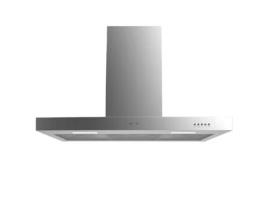 Cecotec Exaustor T Bolero Flux TM 906500 Inox A, 90 cm de largura, acabamento inox, potência de sucção 650m3/h, Motor 165 W, Classe A, controlo mecáni