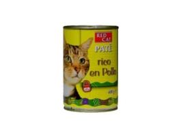 Lata de Paté para Gatos Sabor Pollo 400 Gr RED CAT