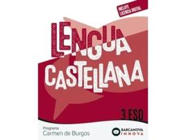 Livro Carmen De Burgos 3 Eso. Lengua Castellana Da Editorial Barcanova De Francisca Ezquerra, Eduardo Gimeno Et Al. (espanhol)