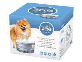 Bebedero Fuente de Agua Fresca y Transparente para Perros con Boquilla de Cascada Zeus Fresh & Clear, 1,5 l