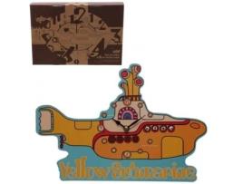 Relógio de parede Submarino Amarelo The Beatles 24 Cm The Beatles