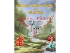 Livro Fantasy Creature Mazes for Bright Kids 8-12 yrs de Tat Puzzles (Inglês)