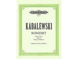 Livro Violin Concerto In C Op. 48 De Dmitri Kabalevsky (inglês)