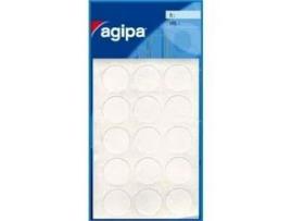 Etiquetas brancas Agipa para pequenas bolsas escritas à mão