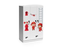 Roupeiro Plastiko Triple Firetruck