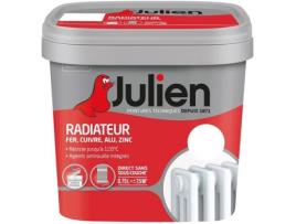 Tinta Radiador Julien 0,75l Branco Brilhante Resistente A 120°c Antiferrugem