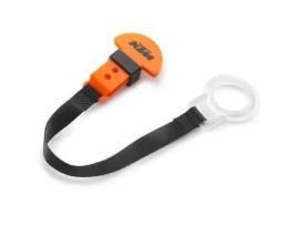 Sujeta Chupete Ktm Negro/naranja Unica Moto