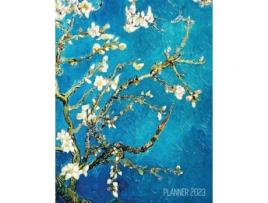 Livro Vincent Van Gogh Planner 2023 Almond Blossom Painting Artistic Post-impressionism Art Organizer January-december De Shy Panda Press (inglês)