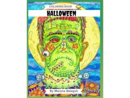 Livro Halloween Coloring Book De Maryna Salagub (inglês)