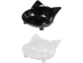 Conjunto de 2 Tigelas Antiderrapantes para Animais de Estimação KOFIHETY