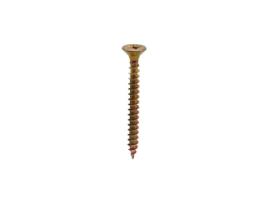 Parafuso Agglo Bicromado Cabeça Escareada Pz 4.0X20Mm - DESA - 12414020 - Rosca Completa - Parafuso Deslizante