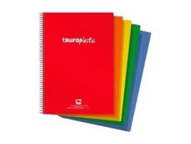 Livro Paq/8 Cuaderno Espiral Fº 80h 90g Horizontal C/m Tauroplastic Tapa Pp Colores Surtidos De Desconocido (espanhol)