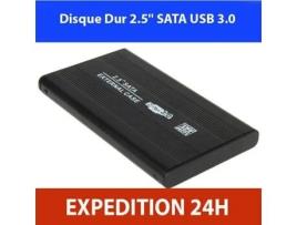 Gabinete de disco rígido externo 2,5 SATA USB 3.0 Caixa de alumínio para laptop Isonix