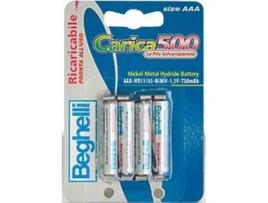 Bateria doméstica Beghelli 8852 Bateria recarregável AAA Hidreto metálico de níquel (NiMH)
