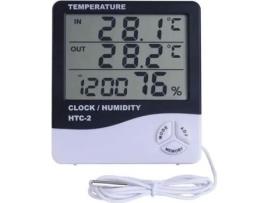 Estação meteorológica God05417 Termômetro digital interno com sonda externa Higrômetro Gototop