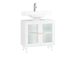 Armário De Casa De Banho Com Lavatório De Chão Bzr115 Ii W Sobuy