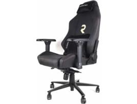 Cadeira gamer profissional Diamond. Inclinação de 180º, altura ajustável, apoios de braços 4D, almofada cervical e lombar romba