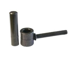 Dobradiça De Vedação Química 16 L140mm Preta Afbat