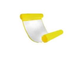 1 Pçs Flutuante Rede De Água Espreguiçadeira Inflável Flutuante Cama Praia Piscina Lounge Cama Cadeira Flutuante Crianças Adultos Amarelo Delaman
