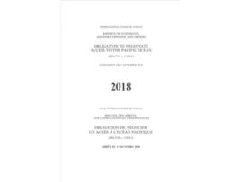 Livro Obligation To Negotiate Access To The Pacific Ocean De United Nations Publications (francês)