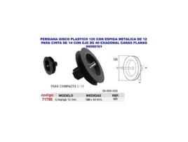 Cortina De Disco De Plástico Com Ponta De Metal 12x40 Com 14 Eixos 40 Oct06090101 Gaviota