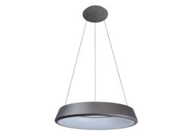 Lizer Luminária Pendente Led 21w Prata Cristalrecord