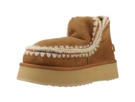 Sapatos de Mulher MOU Eskimo Platform Rhinestones Castanho (41)