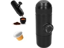 Acessório para café Mini máquina de café portátil, prensa manual preta, adequada para Nespresso Hb049 Estink