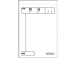 Livro Paq/10 Talonarios De Camarero 7.3x10.9cm Mini Duplicado De Desconocido (espanhol)