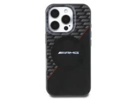 Capa Protetora Magsafe Rhombs Para Iphone 16 Pro Mercedes Amg Vermelho