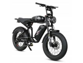 Bicicleta Elétrica Sambike M20-Ii 1200W 36Ah 45Km-H 220Km Freio a Óleo Bateria Dupla 20 * 4.0 Pneus Gordos SAMEBIKE