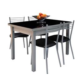 Mesa De Cozinha Extensível Verão Preto