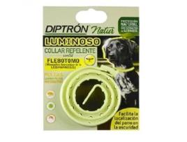 DIPTRON Collar Luminoso Repelente Natural Contra Pulgas Garrapatas Y Mosquitos para Perros