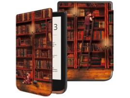 Capa Case Vivlio Touch Lux 5 Compatível Com Touch Lux 4 E Touch Hd 6 Polegadas Suporte Integrado