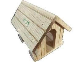 Casa em Madeira para Hamster com Rodas OK FOR PETS