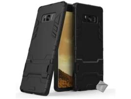 Capa Note Para Samsung Htdmobiles Vidro Temperado Anti-choque Rígida Preto