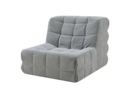 Cadeira De Chão Koskyvn Têxtil 75x90x100 Cm Cinzento En.casa
