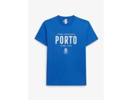 T-shirt Unissexo Fc Porto Royal Cidade Algodão Azul (m)