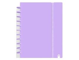Livro Cuaderno Ingeniox A4 80h Cuadricula Malva Pastel De Desconocido (espanhol)