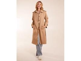 Casaco de Mulher BLUE VANILLA Longline Mac Castanho (10)