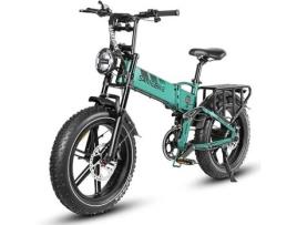 SAMEBIKE SAMEBIKE Rs-A02-It-Gn 48V 17Ah Fat Tire E-Bike 20 X 4 0 Polegadas Bicicleta Elétrica Dobrável Mountain Beach Snow Ebike