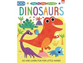 Livro Step By Step Stickers Dinosaurs De Emma Munro Smith (inglês)