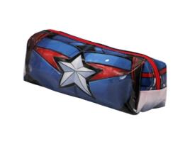 Porta Lápis Capitão América 71935 Azul