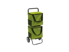 Carrinho De Mercado 2 Rodas 2 Sacos Verde 8210 478 Sidebag
