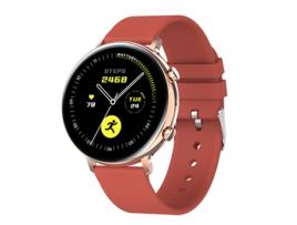 Smart Watch Gw33 Monitor de Saúde de Chamadas Bluetooth Vermelho GODTVAGT