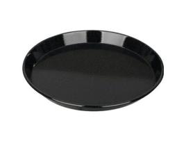 Prato Para Torta Esmaltado Preto Kochstar 32 Cm