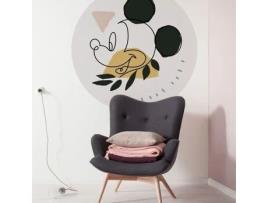 Mural Fotográfico Komar Disney Dot Mickey 125 X 125 Cm Intissé Autocolante