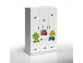 Roupeiro Plastiko Triple Farm