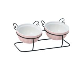 Tigelas Elevadas para Gato Cerâmica Inclinadas a 15° KOFIHETY